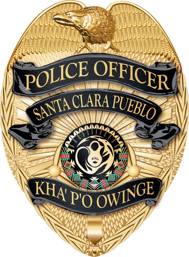 Santa Clara Pueblo Police Officer badge